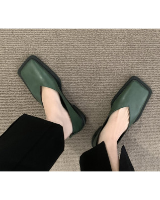 Women Concise Shallow Mary Janes Women's Flats Shoes Leather Zebra Square Toe 2023 New Fashion Spring Autumn