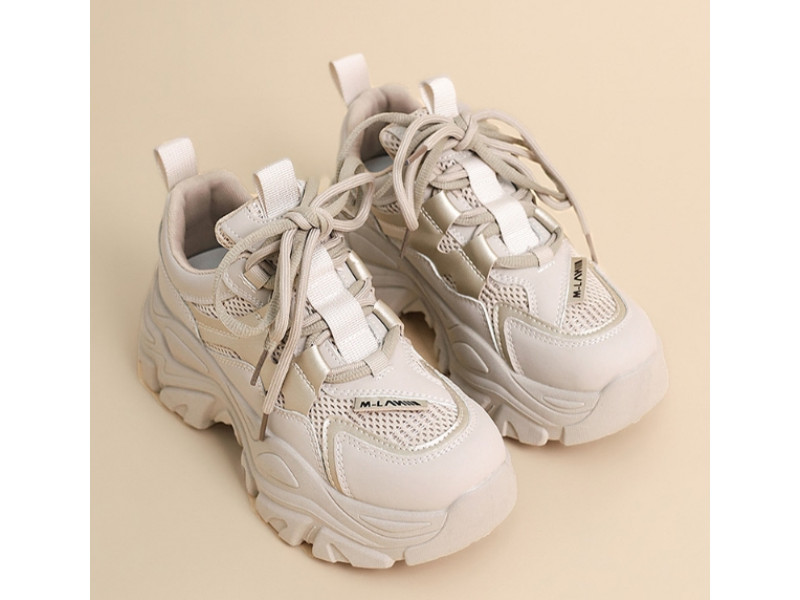 Women's Platform Sneakers All-match Casual Comfortable Mesh Breathable Running Sports Shoes for Women Fashion Spring Autumn Women's Platform Sneakers All-match Casual Comfortable Mesh Breathable Running Sports Shoes for Women Fashion Spring Autumn